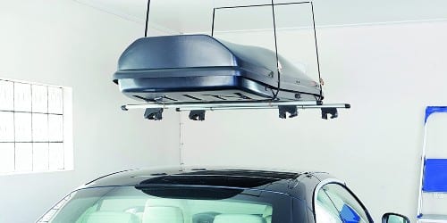 Roof Box Strap Lift Storage Hoist Winch For Hanging & Storing Box & Roof Bars 