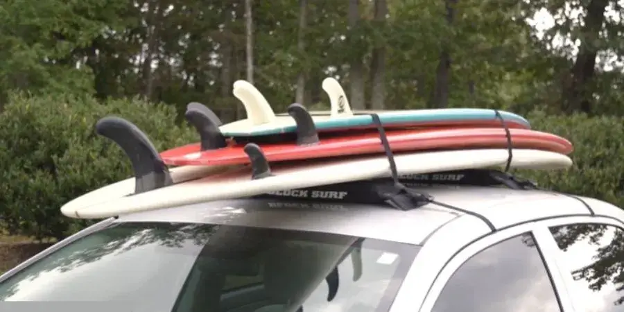Secure a Surfboard to a Roof Rack